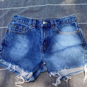 Vintage Levi’s 505 High-Waisted Cut-Offs, 25-26